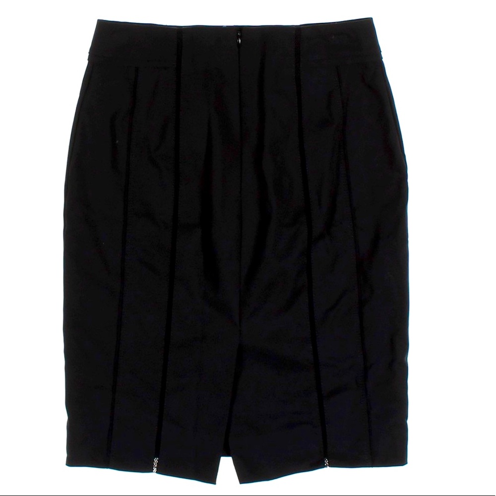WHBM Midi skirt with vertical pleats